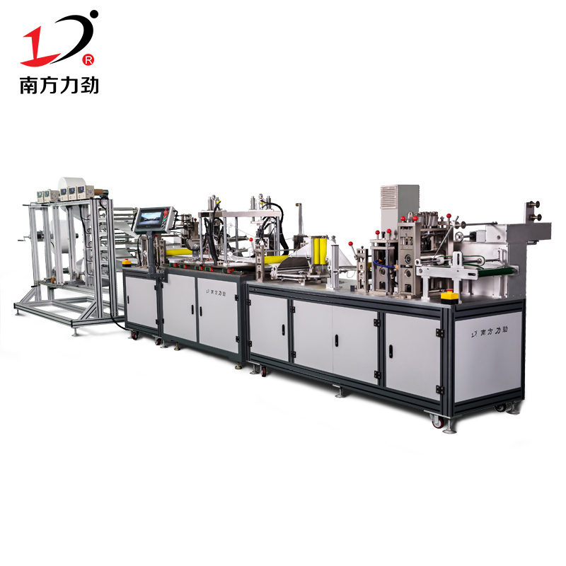 全自動折疊口罩機(jī)聯(lián)動一體機(jī)